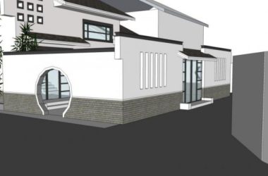 Sketchup商业模型|多层会所,东方新古典风格-BIM建筑网