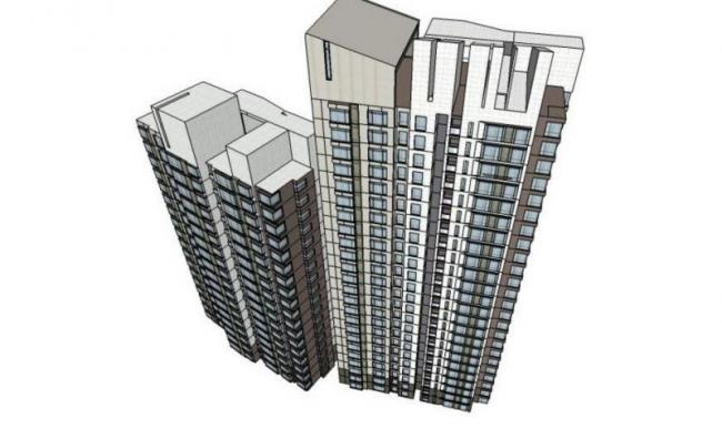 Sketchup住宅模型|高层住宅,现代风格 Sketchup住宅模型|高层住宅,现代风格