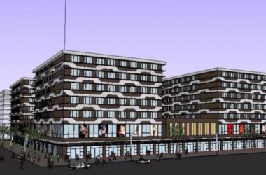 Sketchup商业模型|多层商业街,现代风格-BIM建筑网