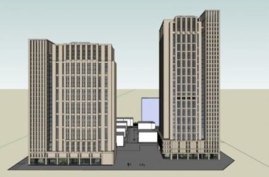 Sketchup办公模型|高层办公楼,现代风格-BIM建筑网