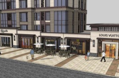 Sketchup商业模型|底层商业街,现代风格-BIM建筑网