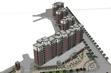 Sketchup住宅模型|高层住宅小区,底层商业,现代风格-BIM建筑网
