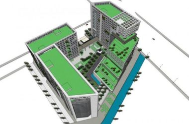 Sketchup办公模型|多高层办公楼,现代风格-BIM建筑网