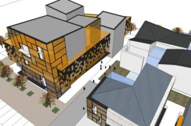 Sketchup商业模型|多层商业街,现代风格-BIM建筑网