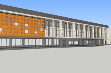 Sketchup办公模型|低层办公楼,现代风格-BIM建筑网