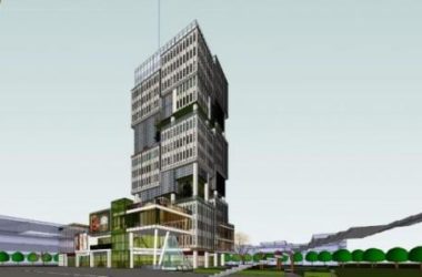 Sketchup办公模型|高层办公楼,现代风格-BIM建筑网