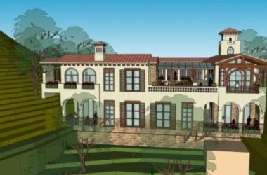 Sketchup商业模型|多层会所,山地会所,古典风格-BIM建筑网