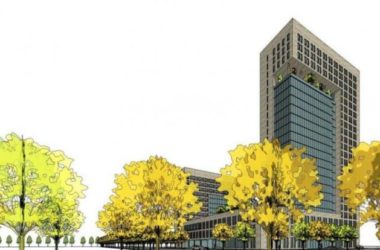 Sketchup办公模型|高层办公楼,现代风格-BIM建筑网