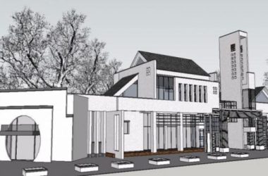 Sketchup办公模型|多层办公楼,现代中式风格-BIM建筑网