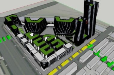Sketchup办公模型|多高层办公楼,现代风格-BIM建筑网