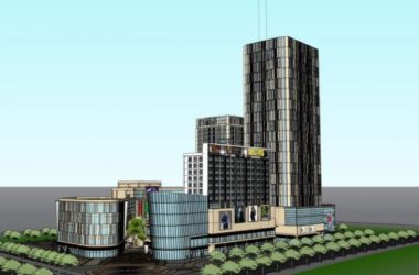 Sketchup商业模型|多层商业中心,现代风格-BIM建筑网