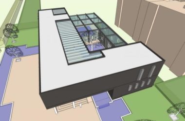 Sketchup商业模型|低层售楼处,现代风格-BIM建筑网