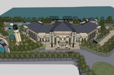 Sketchup商业模型|多层售楼处,古典风格-BIM建筑网