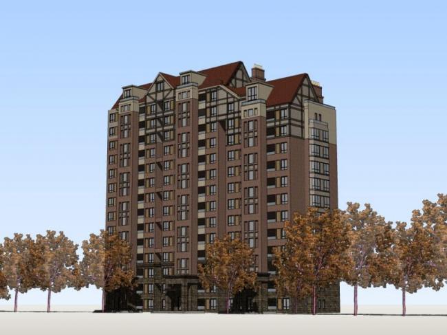 Sketchup住宅模型|高层住宅,古典风格 Sketchup住宅模型|高层住宅,古典风格