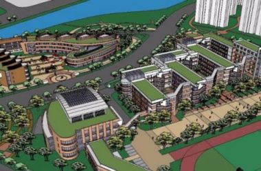 Sketchup学校模型|多层小学幼儿园,校园教育建筑,现代风格-BIM建筑网