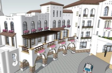 Sketchup商业模型|多层商业会所,西班牙风格,古典风格-BIM建筑网