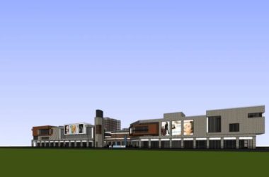 Sketchup商业模型|商业中心,现代风格-BIM建筑网