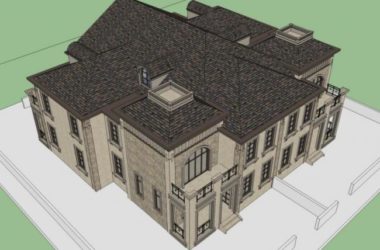 Sketchup商业模型|会所,古典风格-BIM建筑网