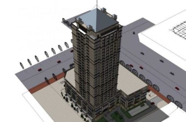 Sketchup商业模型|超高层商业建筑,现代风格-BIM建筑网
