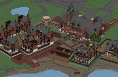 Sketchup商业模型|多层会所,英式风格-BIM建筑网