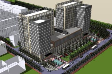 Sketchup办公模型|多高层办公楼,现代风格-BIM建筑网