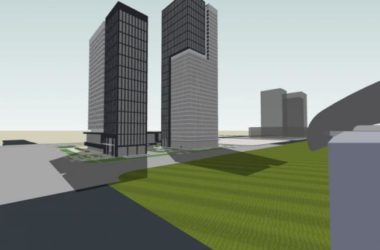 Sketchup办公模型|超高层办公楼,现代风格-BIM建筑网