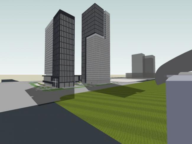 Sketchup办公模型|超高层办公楼,现代风格 Sketchup办公模型|超高层办公楼,现代风格