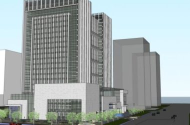 Sketchup办公模型|高层办公,现代风格-BIM建筑网