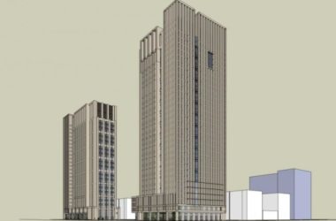 Sketchup办公模型|高层办公楼,现代风格-BIM建筑网