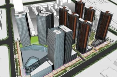 Sketchup办公模型|超高层办公楼,现代风格-BIM建筑网