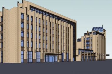Sketchup办公模型|多层办公楼,现代风格-BIM建筑网
