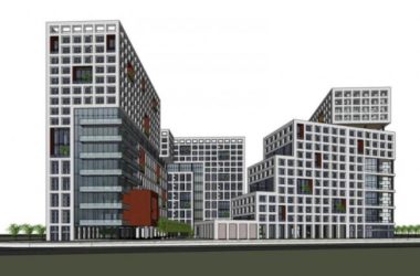 Sketchup办公模型|多高层创意园,现代风格-BIM建筑网