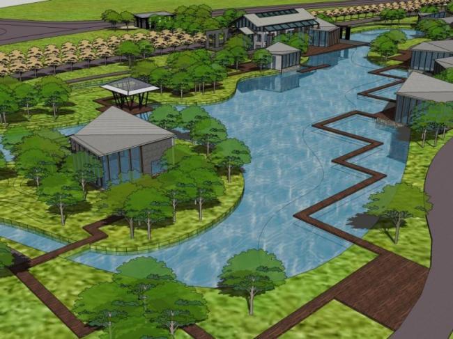 Sketchup景观模型|园林景观,中式风格 Sketchup景观模型|园林景观,中式风格