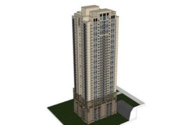 Sketchup办公模型|超高层办公楼,现代风格-BIM建筑网