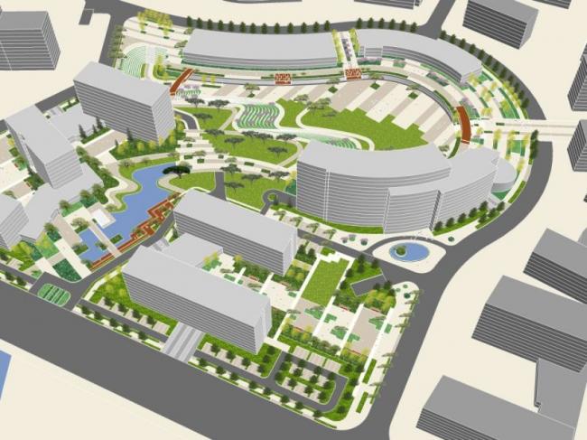 Sketchup景观模型|办公景观,现代风格 Sketchup景观模型|办公景观,现代风格