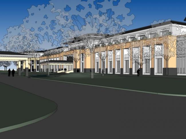 Sketchup办公模型|多层办公建筑,现代风格 Sketchup办公模型|多层办公建筑,现代风格