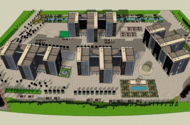 Sketchup办公模型|高层办公楼,现代风格-BIM建筑网