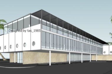 Sketchup办公模型|多层办公建筑,现代风格-BIM建筑网