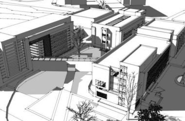 Sketchup办公模型|多层办公楼,现代风格-BIM建筑网