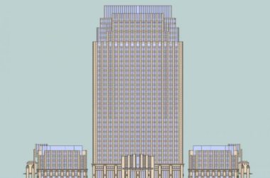 Sketchup办公模型|高层办公楼,现代风格-BIM建筑网