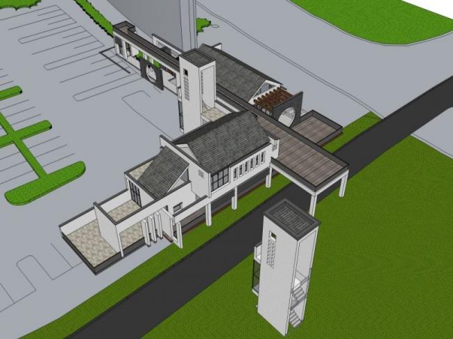 Sketchup商业模型|会所,中式风格 Sketchup商业模型|会所,中式风格