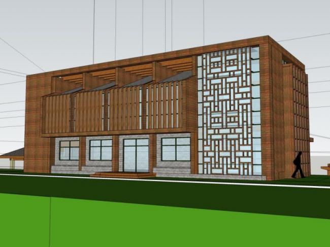Sketchup商业模型|会所,现代风格 Sketchup商业模型|会所,现代风格