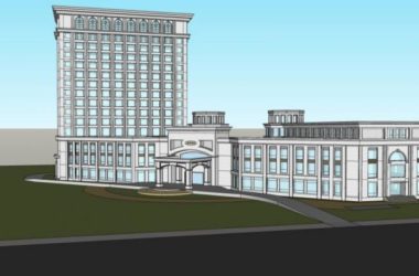 Sketchup办公模型|高层办公楼,现代风格-BIM建筑网
