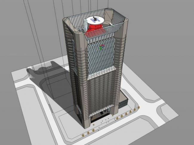 Sketchup办公模型|超高层办公楼,现代风格 Sketchup办公模型|超高层办公楼,现代风格
