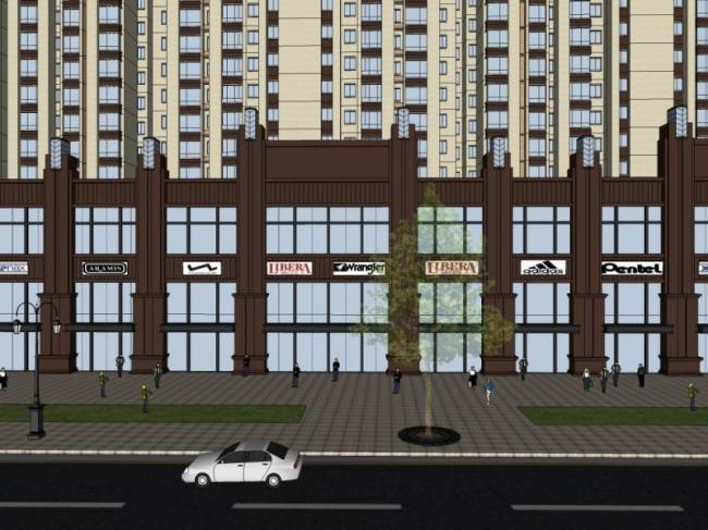 Sketchup住宅模型|超高层住宅,古典风格 Sketchup住宅模型|超高层住宅,古典风格