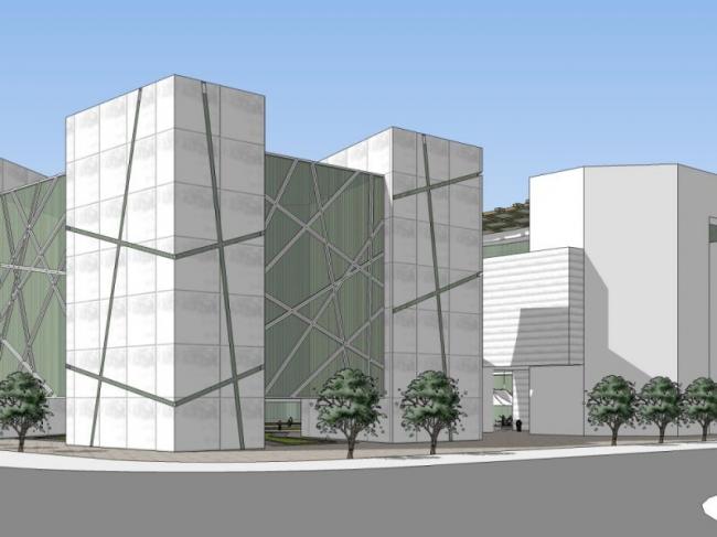 Sketchup商业模型|多层商业建筑,现代风格 Sketchup商业模型|多层商业建筑,现代风格