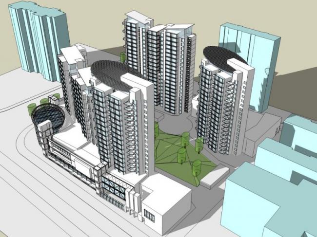 Sketchup酒店模型|高层宾馆,现代风格 Sketchup酒店模型|高层宾馆,现代风格