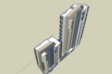 Sketchup住宅模型|高层住宅,现代风格-BIM建筑网