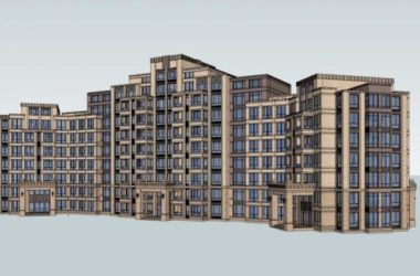 Sketchup住宅模型|多层住宅,现代风格-BIM建筑网