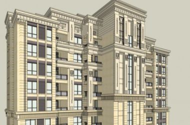 Sketchup住宅模型|超高层住宅,居住建筑,古典风格-BIM建筑网